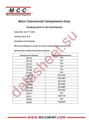 SD101A-TP datasheet  